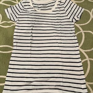 Mossimo Supply Co. Black and White Short Sleeve Tee